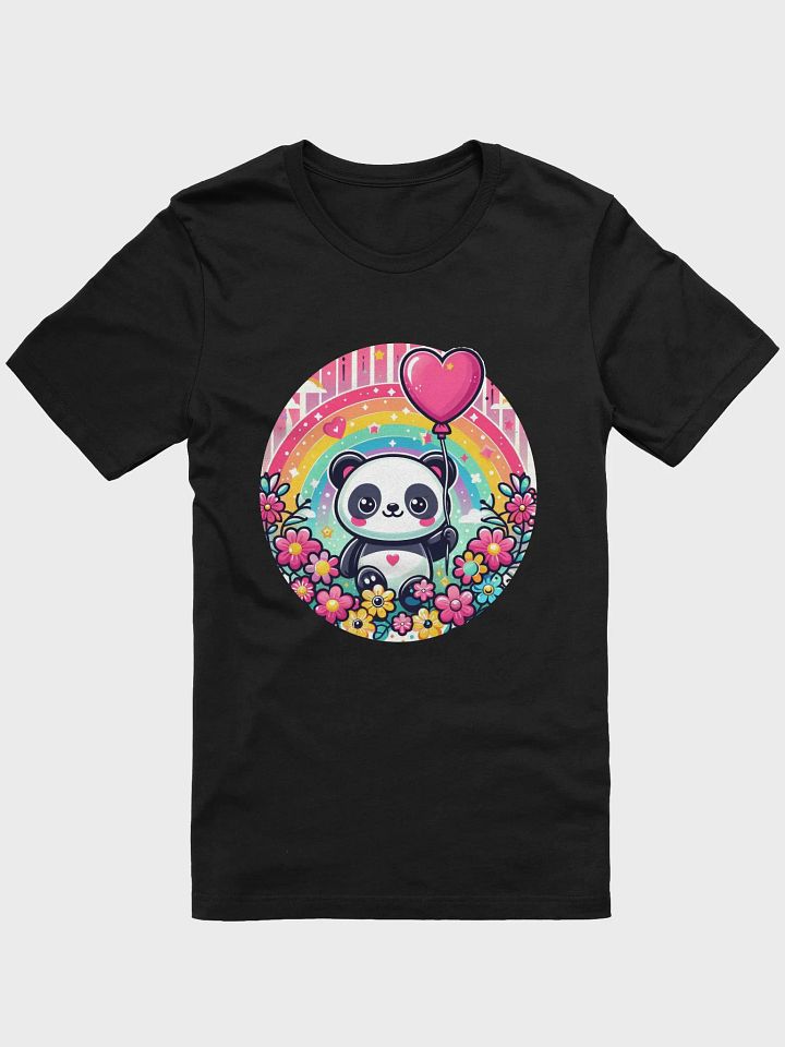 Panda with Heart T-shirt product image (1)