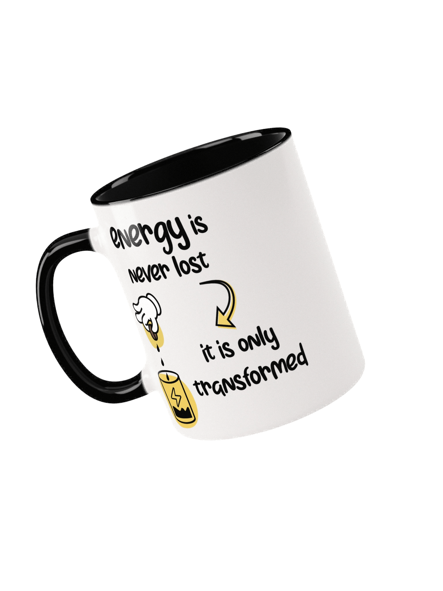 Energy Mug for Coffee Lovers, Inspirational Gift, Office Tea Cup, Motivational Drinkware, Eco-Friendly Humor Mug product image (31)