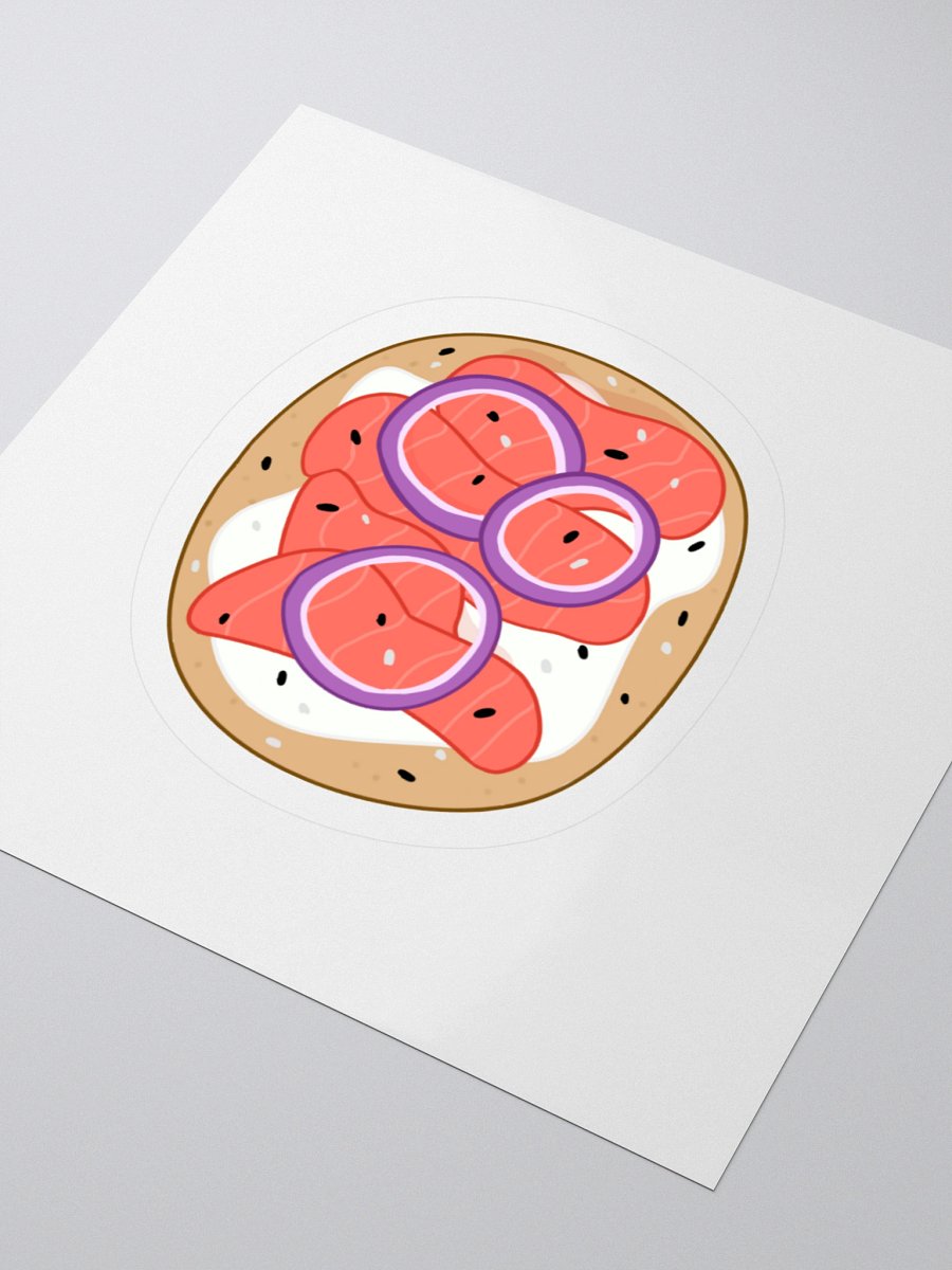 Salmon Bagel Sticker product image (3)