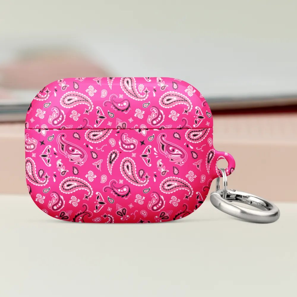 Fuchsia Bandana AirPods Case product image (47)