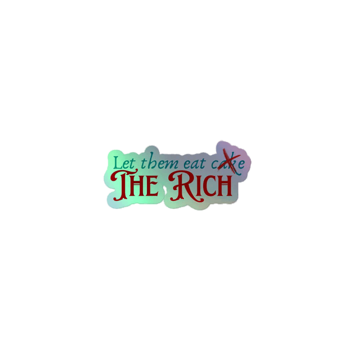 let them eat the rich stickers product image (1)
