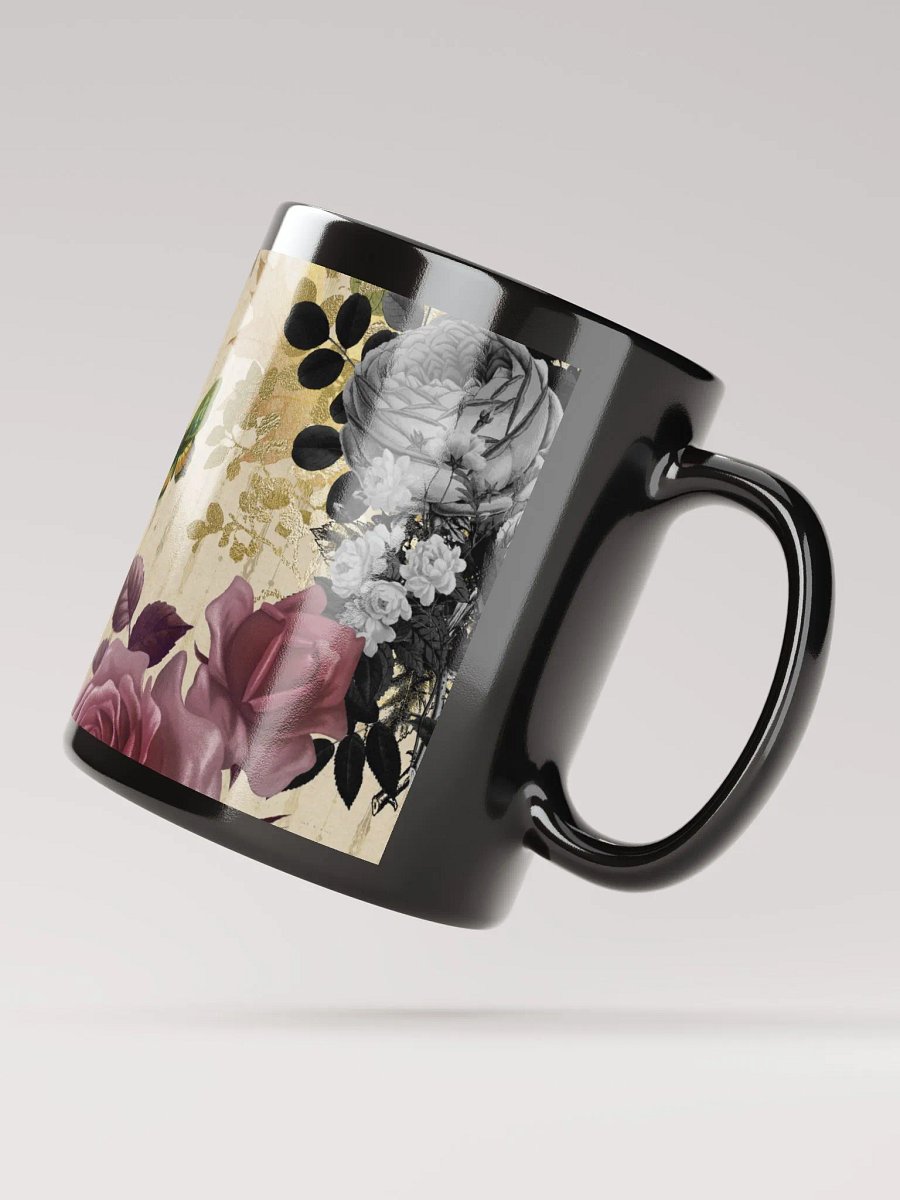 Garden Witchery #2 BLACK GLOSSY MUG product image (2)