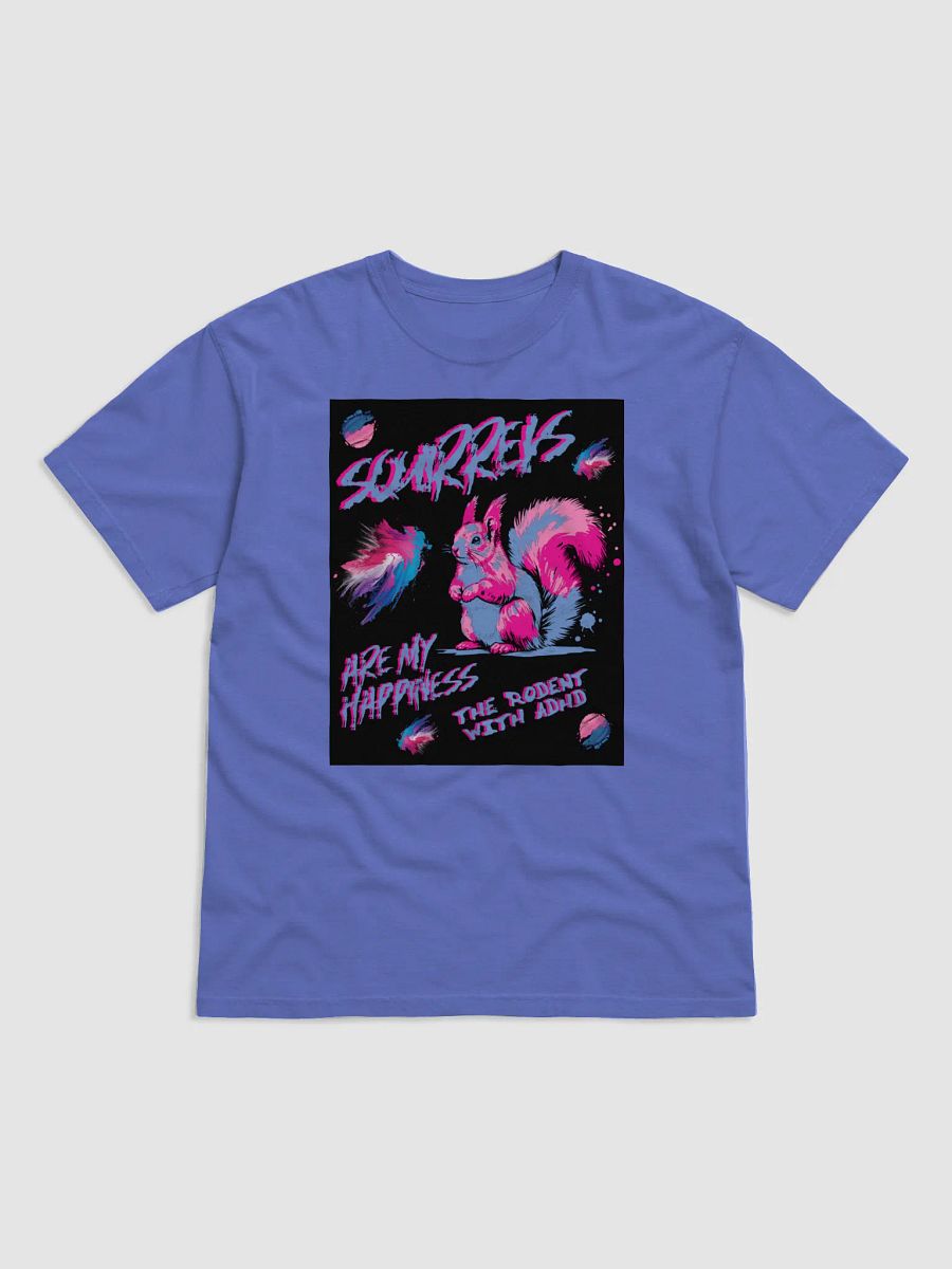 SQUIRRELS AR EMY HAPPINESS PIGMENT DYED TEE product image (1)