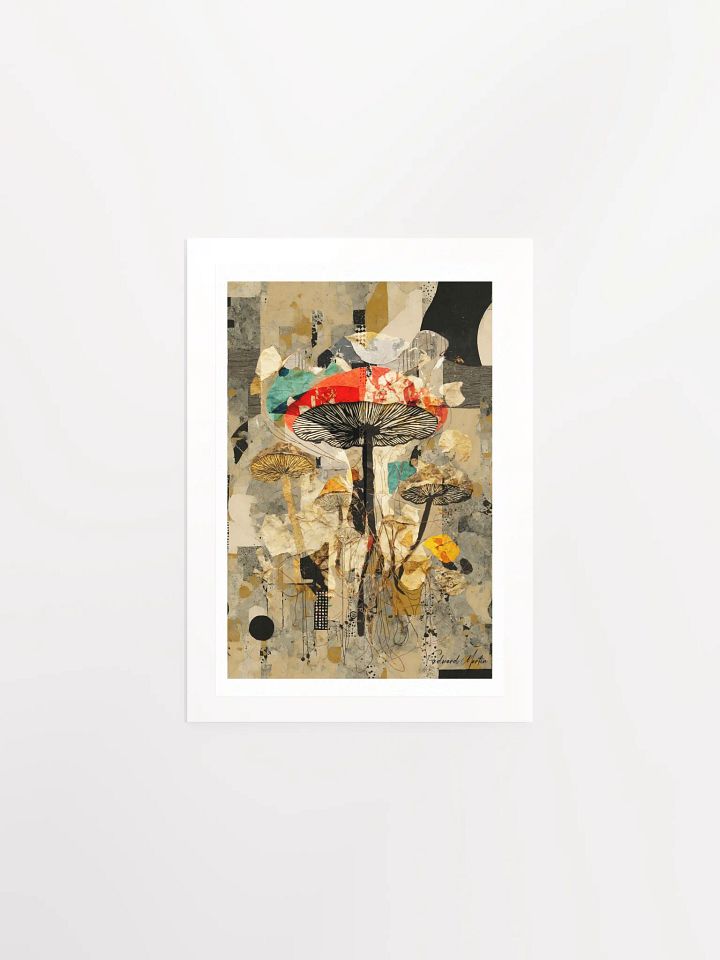 'Woodland Magic' by Edward Martin: Mixed Media Collage Print product image (2)