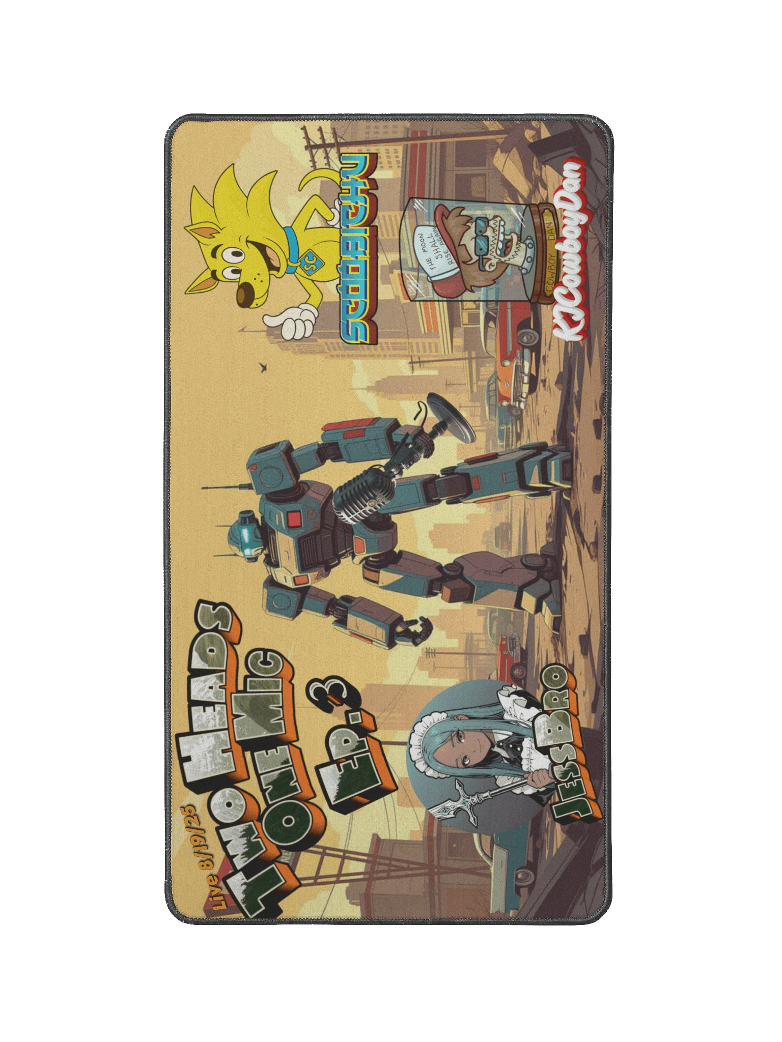 Two heads Ep. 3 Gaming / Desk Mat product image (1)