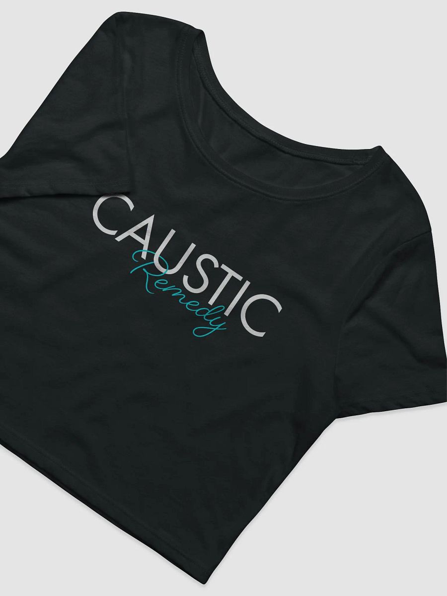 Caustic Remedy Cropped Tee (Black) product image (2)