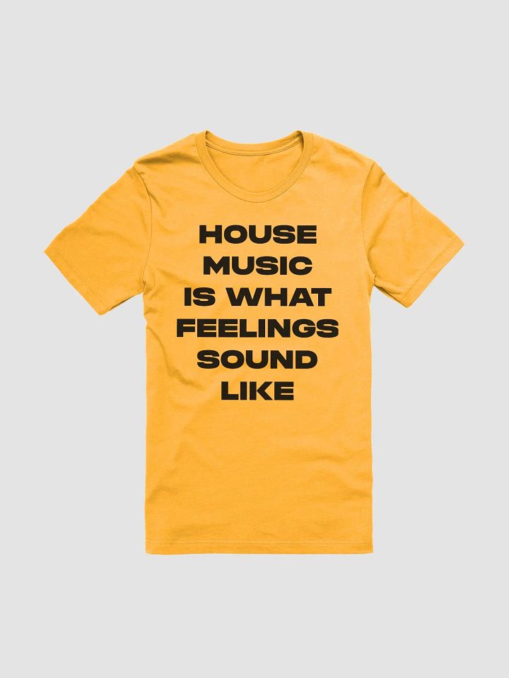House Music Is What Feelings Sound Like (black) product image (1)