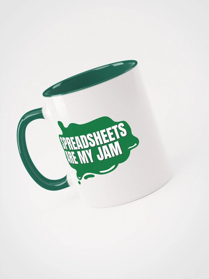 Spreadsheets are my Jam Coffee Mug (Opposite Hand)