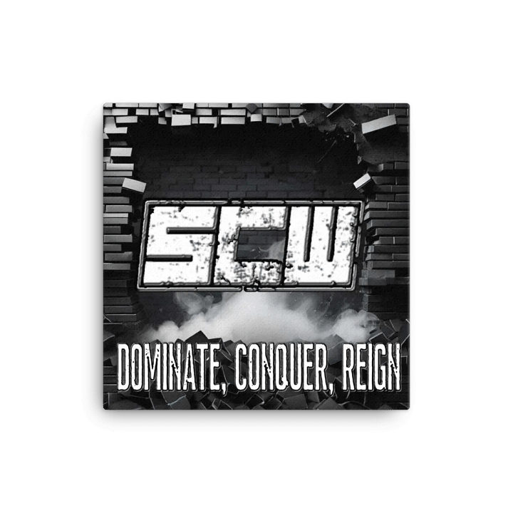 SCW Logo and Mantra Canvas Poster product image (1)