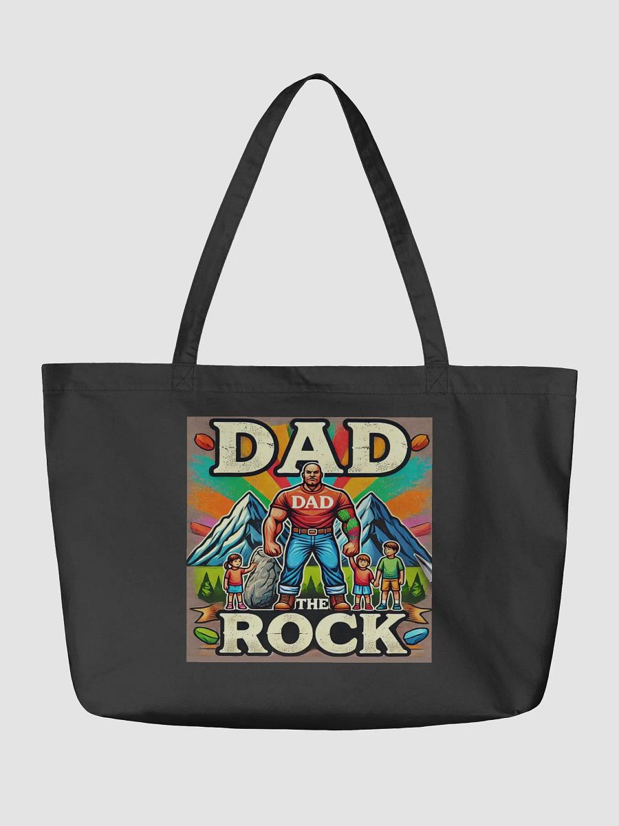 Dad The Rock Organic Tote Bag product image (4)