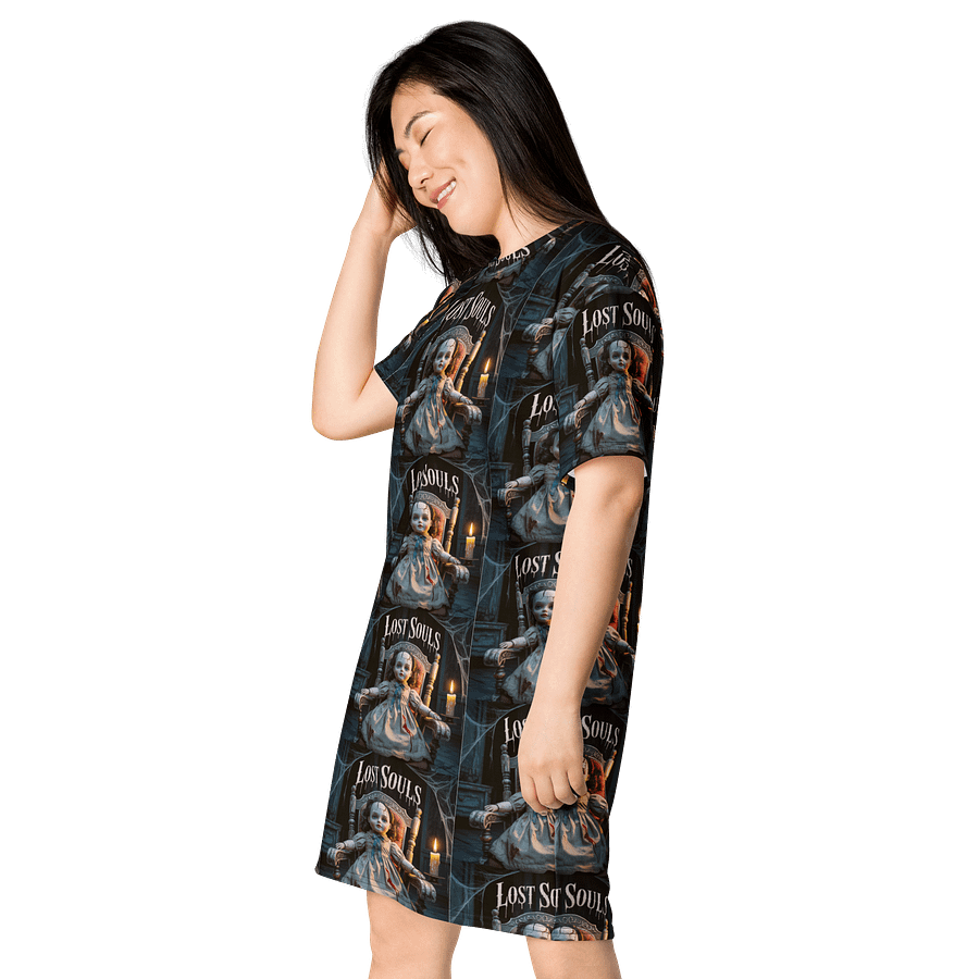 Midnight Veil Designs Gothic Fantasy 'Lost Souls' All-Over Print T-Shirt Dress product image (3)