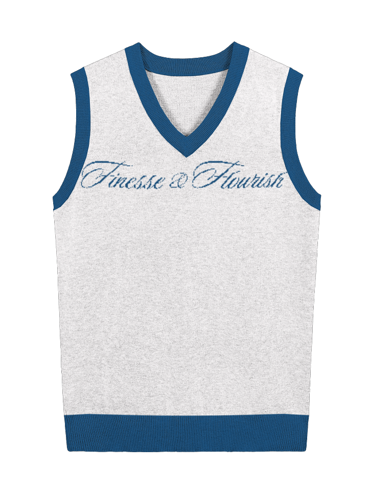 F&F Signature Rivalry Knitted V-Neck Vest product image (1)