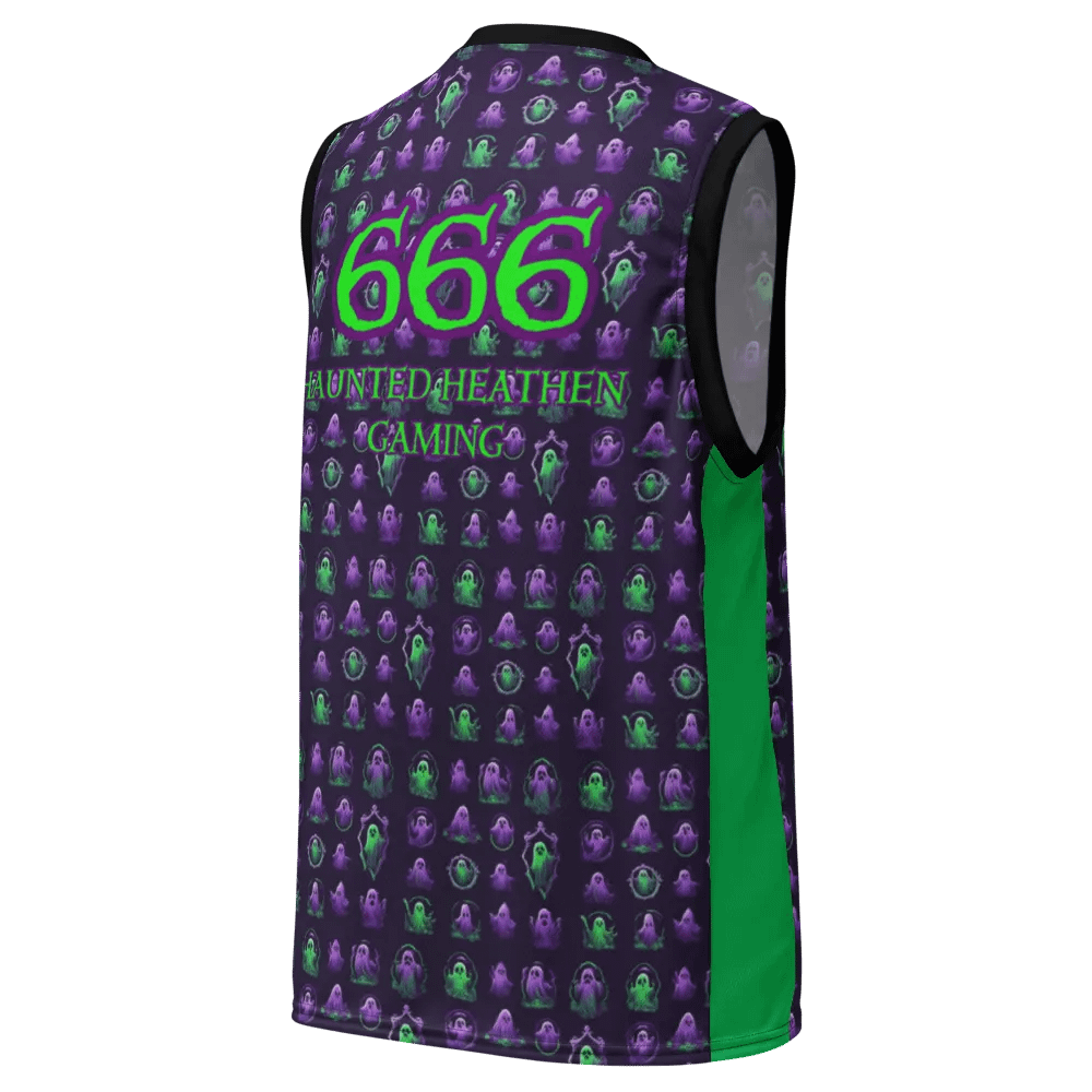 Haunted Heathen 666 Basketball Jersey product image (9)