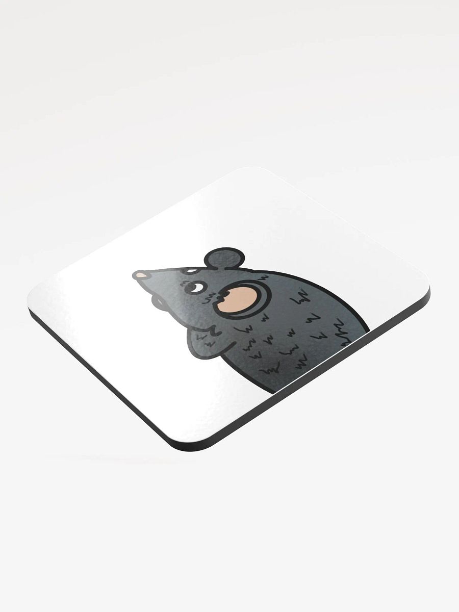 Hobo Rat Glossed Cork Coaster product image (3)