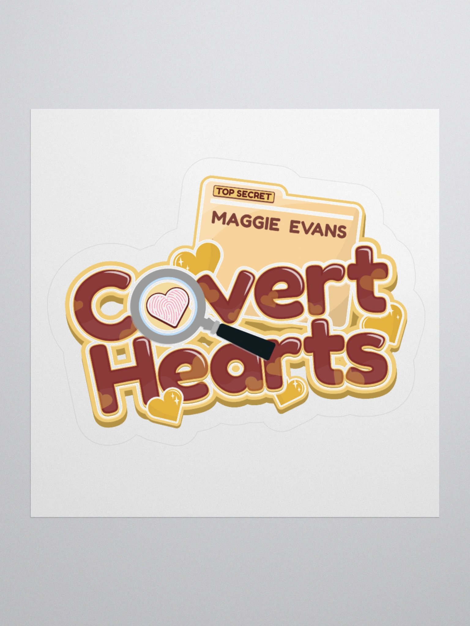 Covert Hearts Logo Sticker product image (1)