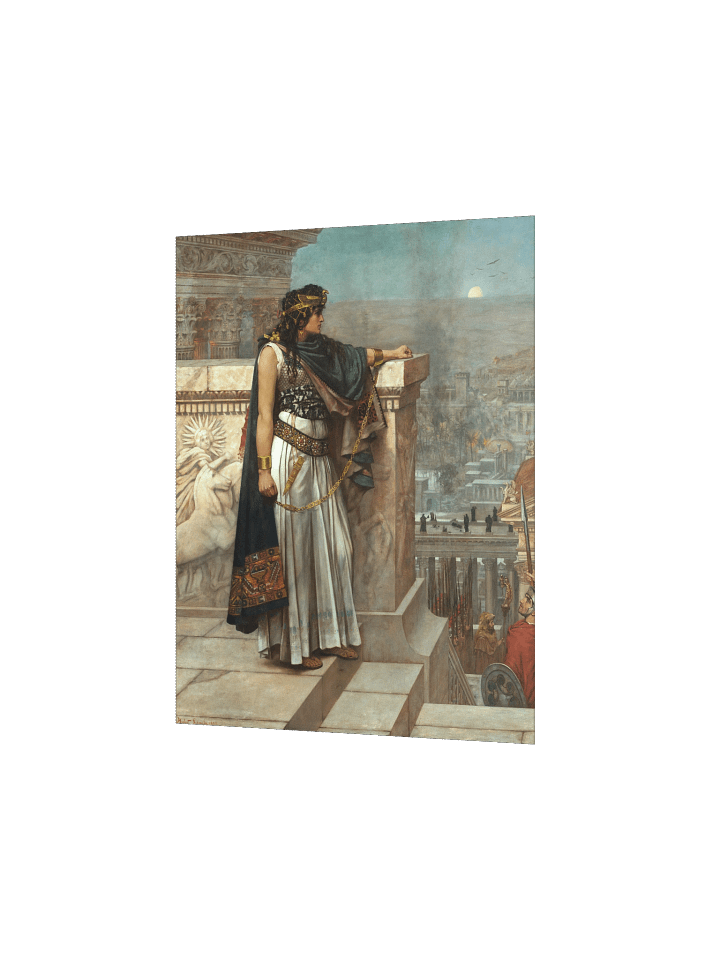 "Queen Zenobia's Last Look Upon Palmyra" by Herbert Schmalz Print product image (5)