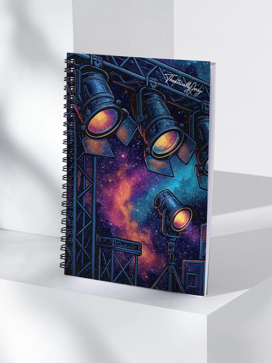 Limited Edition Theatrically Jerry Signed: "Cosmic Lights" Spiral Notebook product image (4)