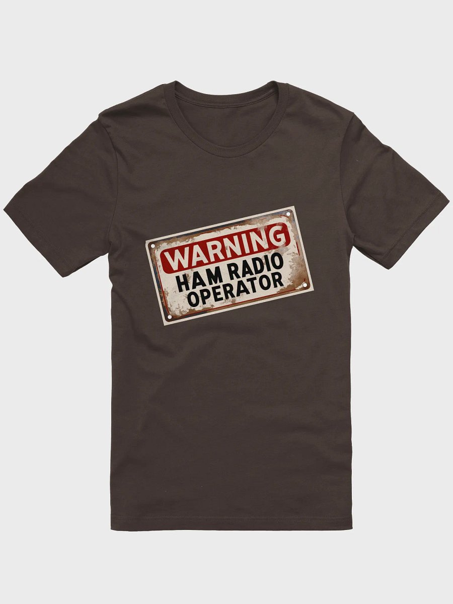 WARNING: Ham Radio Operator Shirt product image (8)