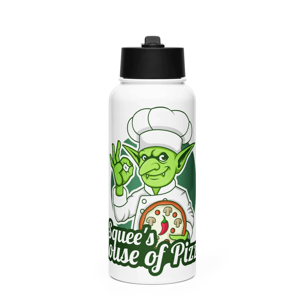 S.h.o.p. Stainless Steel Water Bottle – with Straw & Lid product image (1)
