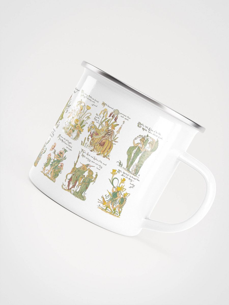 Flora’s Feast Enamel Mug – Vintage Botanical Art Reimagined by Dr. Mac Garden Style product image (5)