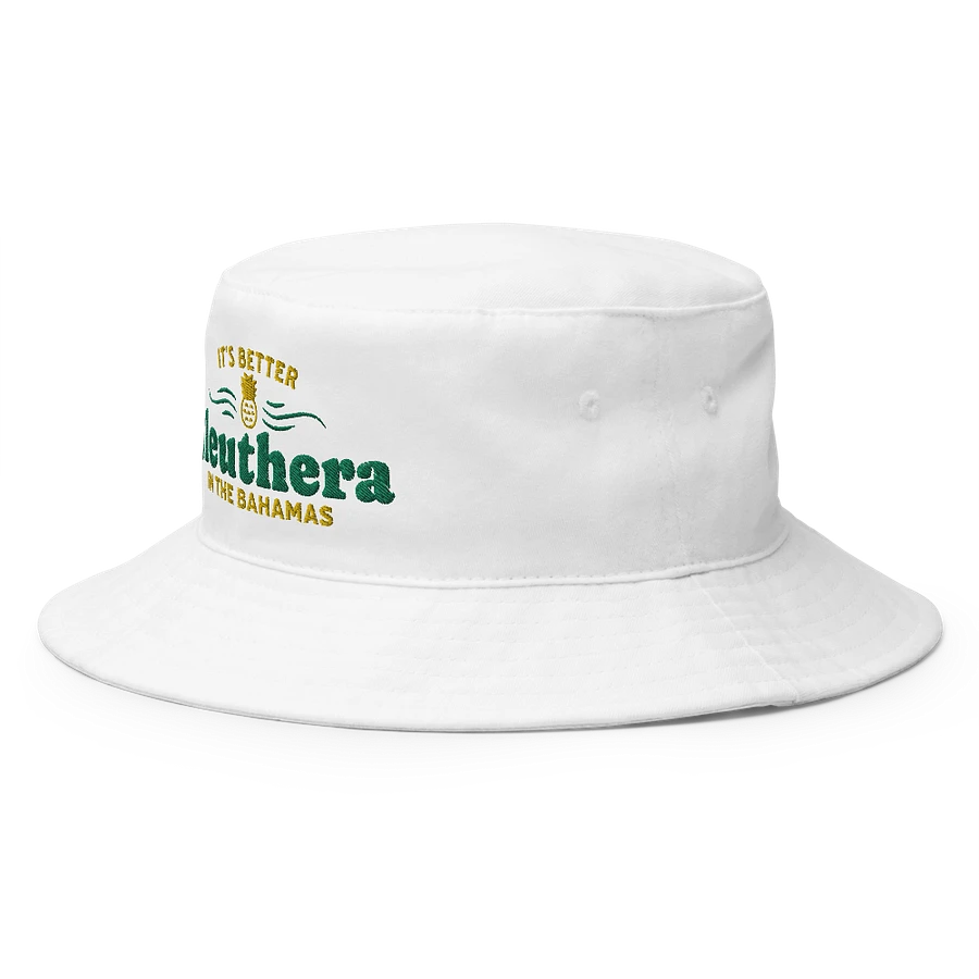 Eleuthera Bahamas Hat : It's Better In The Bahamas Pineapple Bucket Hat Embroidered product image (8)