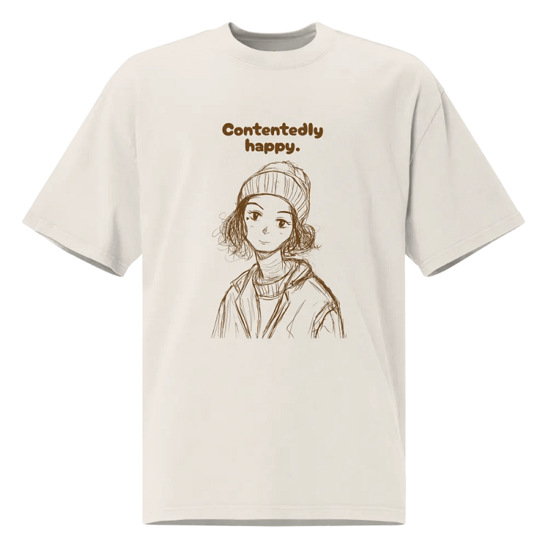 Contentedly Happy Beanie Tee