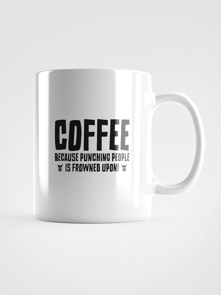 Punching People Is Frowned Upon Coffee Mug product image (3)