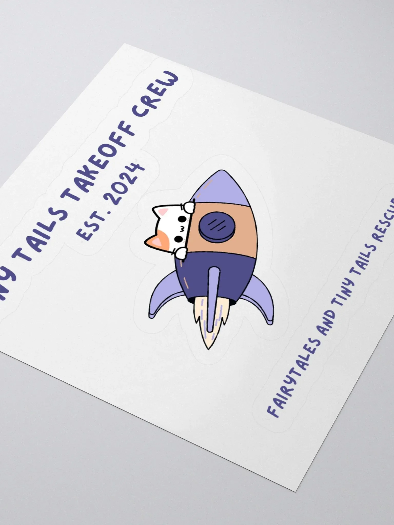 Tiny Tails Take-Off Limited Edition Sticker product image (3)