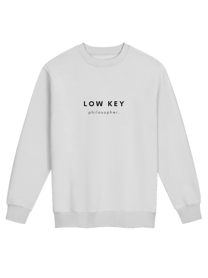 Low Key Philosopher Crewneck product image (1)