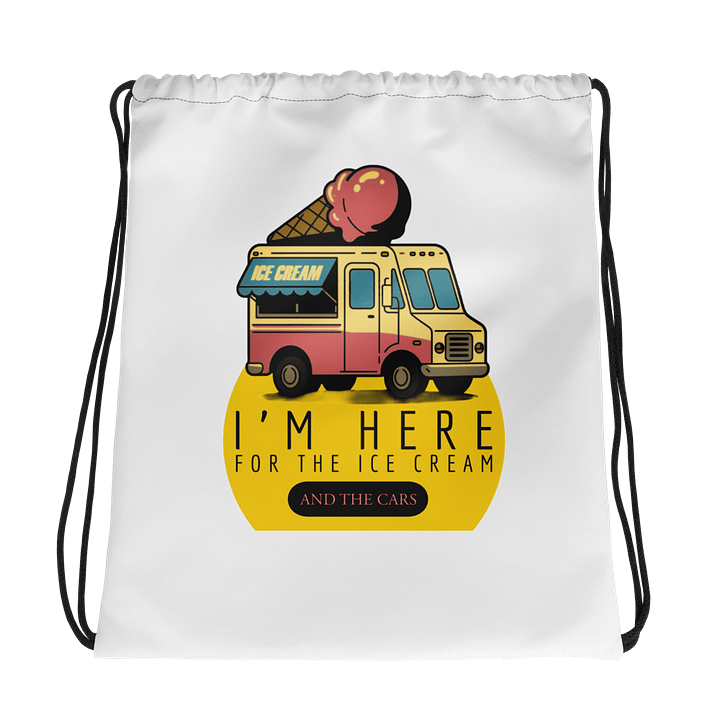I'm Here for the Ice Cream String Backpack product image (1)