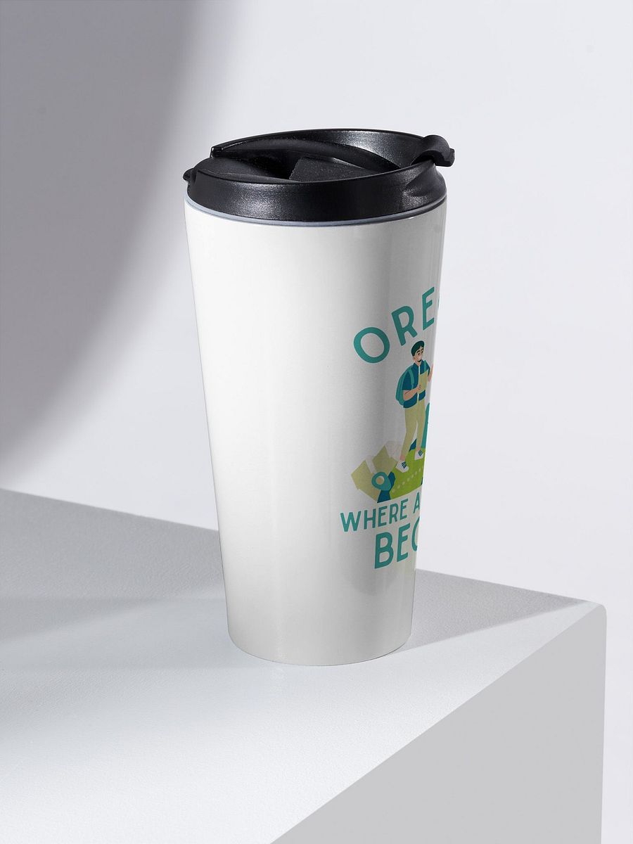 Oregon Adventure Hipster Stainless Steel Insulated Travel Mug product image (2)