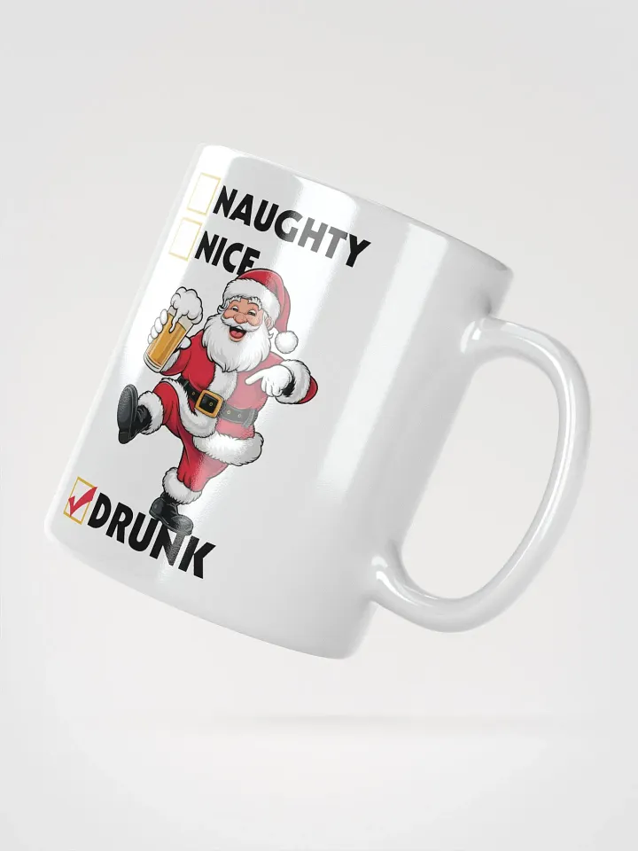 Santa Cheers White Glossy Mug product image (2)