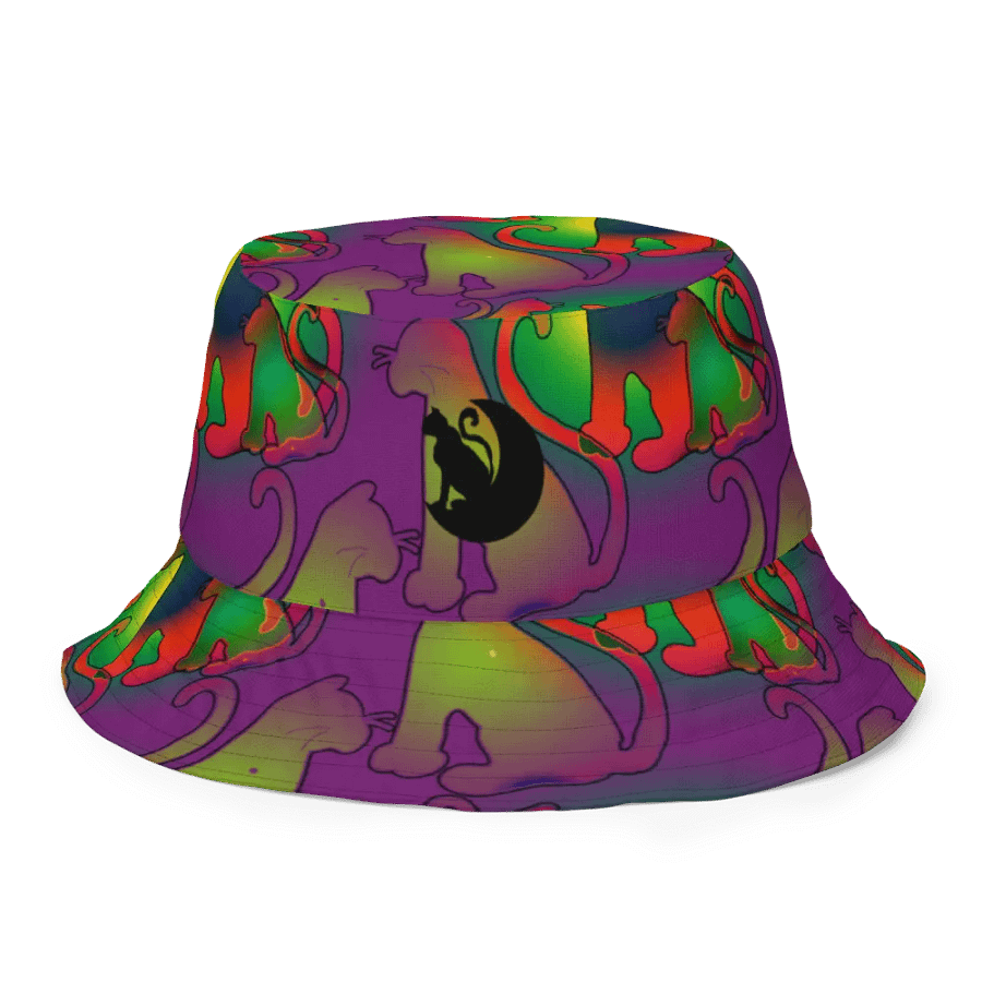 Abstract and Black Cats Bucket Hat product image (9)