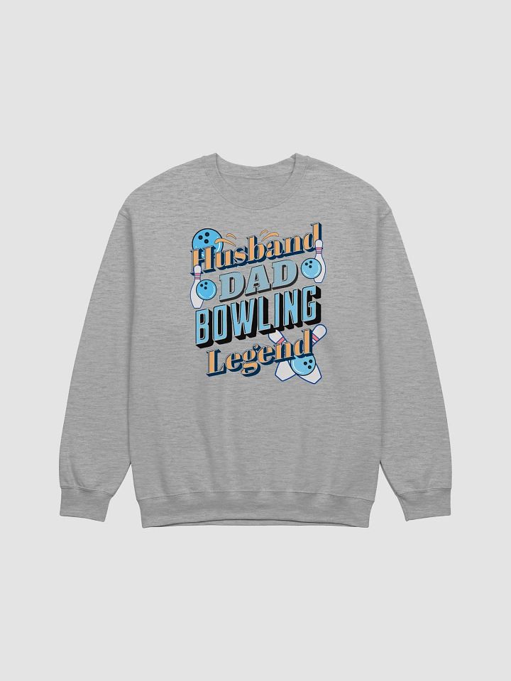 Husband Dad Bowling Legend Crewneck Sweatshirt product image (21)