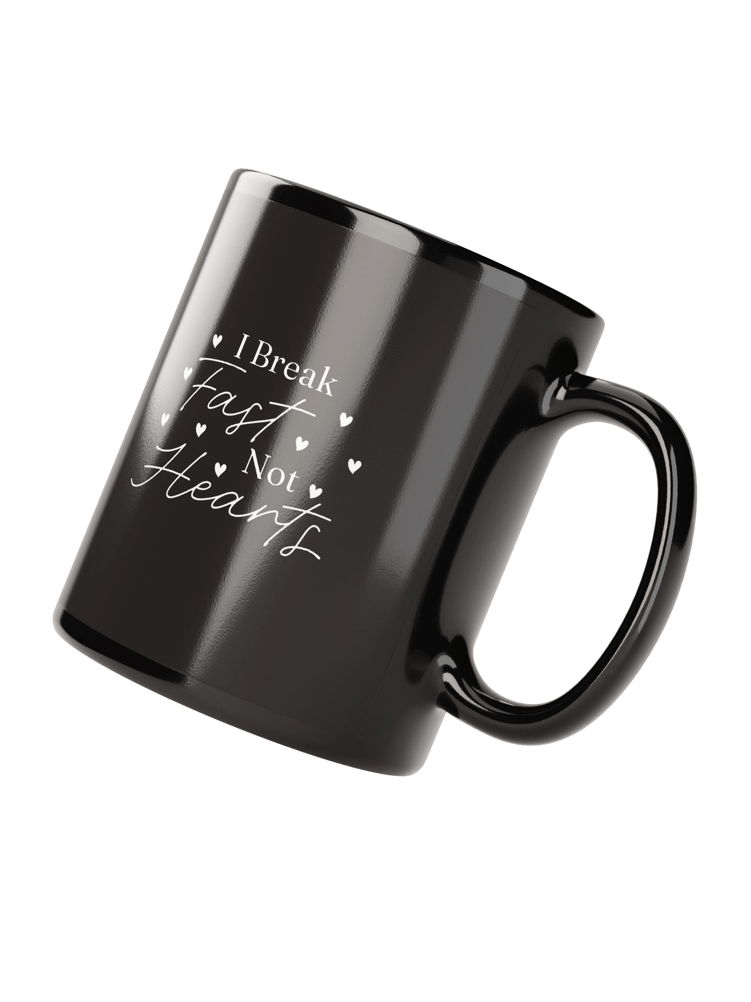 Glossy "I break fast not hearts" Mug product image (4)