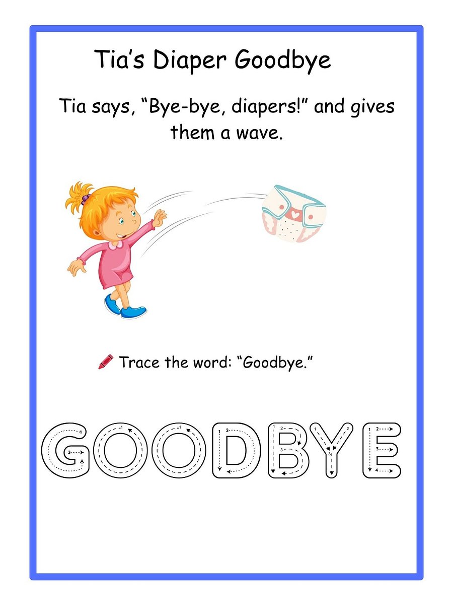 Potty Training Worksheets Printable product image (4)