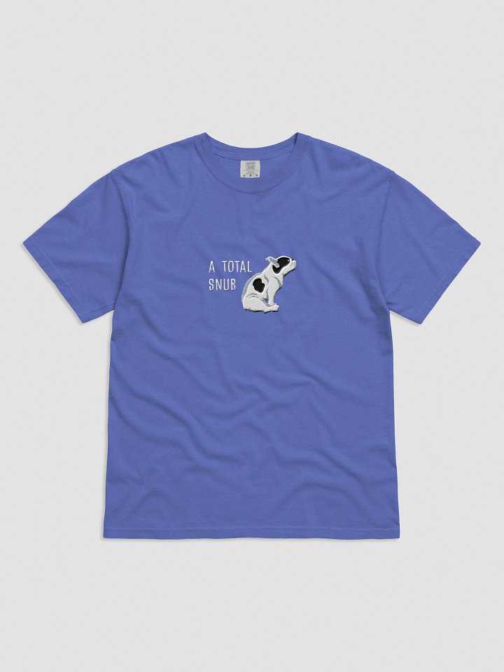 A Total Snub T-Shirt(Embroidered) of a French Bulldog(Pied Black) product image (41)