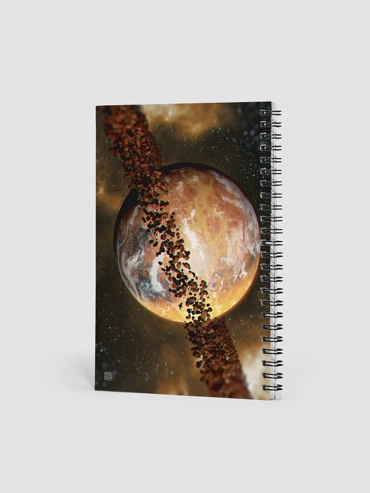 Ringed planet Spiral Notebook product image (2)
