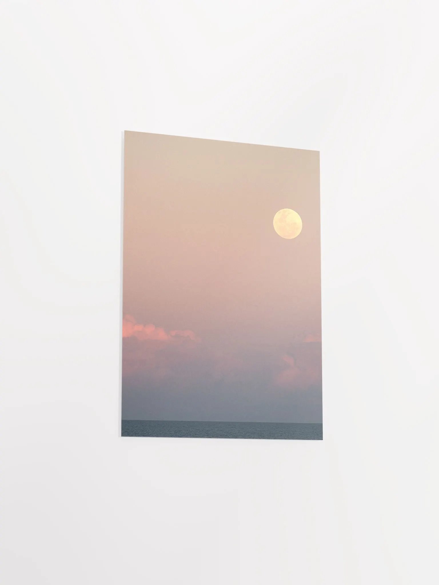 Moonrise and sunset - wall art product image (3)