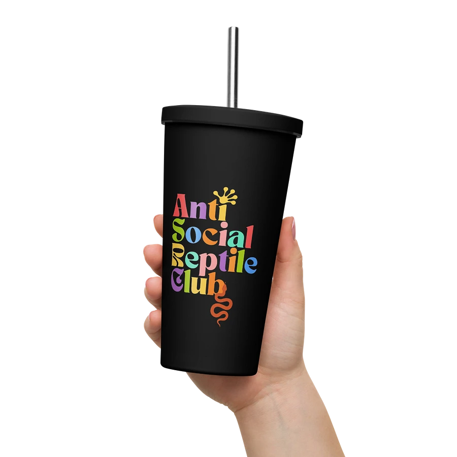 Colorful Insulated Tumbler: Anti Social Reptile Club Edition product image (11)