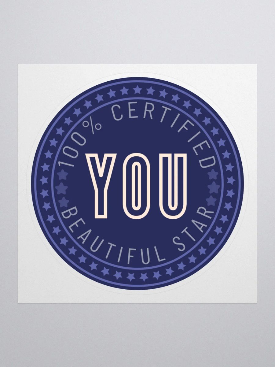 Certified Star -sticker product image (1)