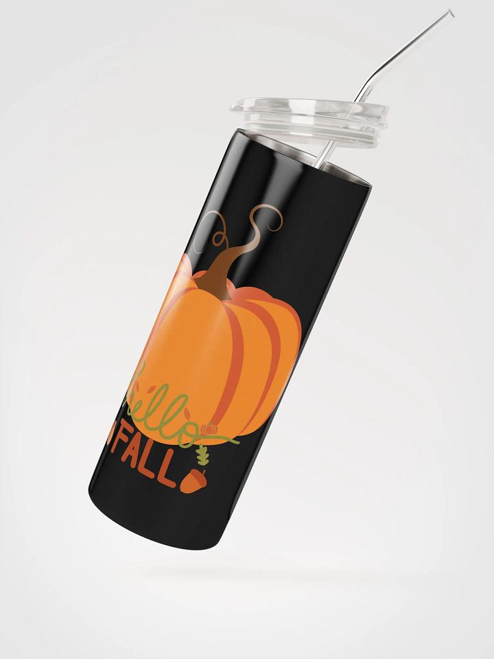 Hello Fall-Stainless Tumbler with Straw product image (2)