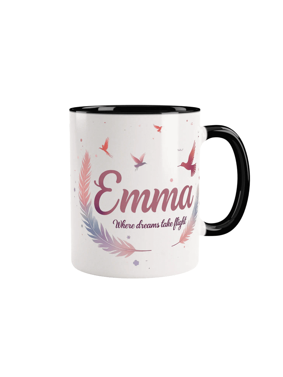 Emma Mug: Where Dreams Take Flight – A Personalized Gift That Inspires product image (1)