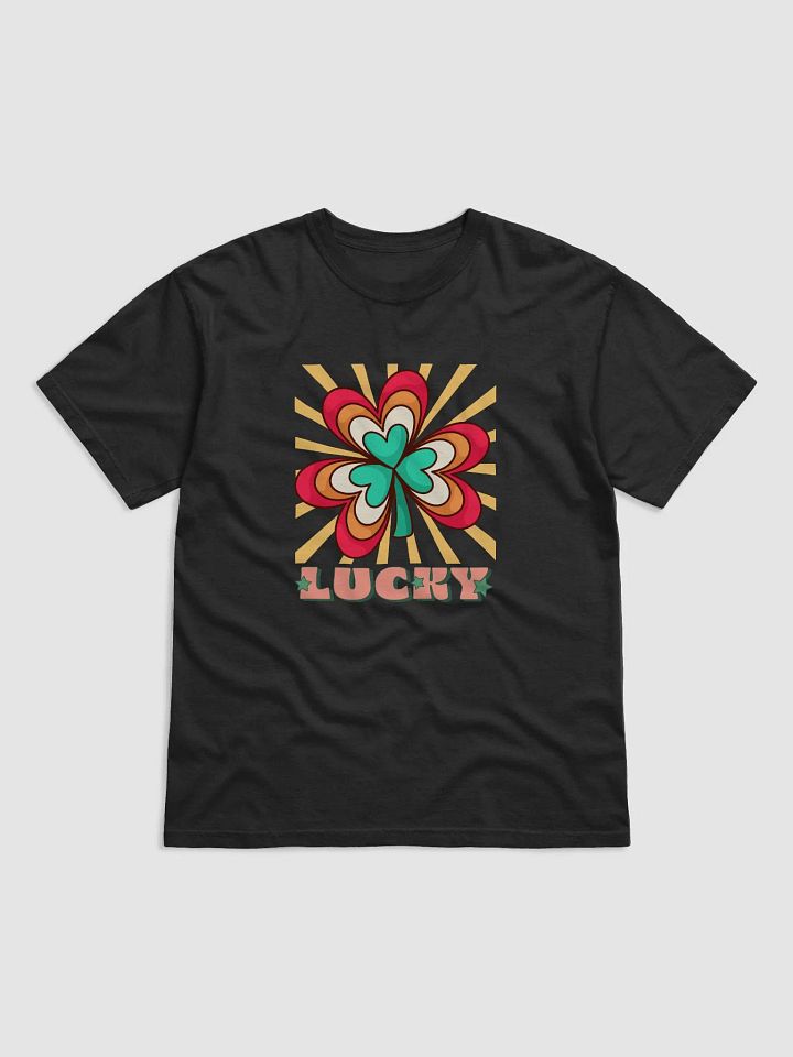Radiant Luck Four-Leaf Clover T-Shirt product image (4)