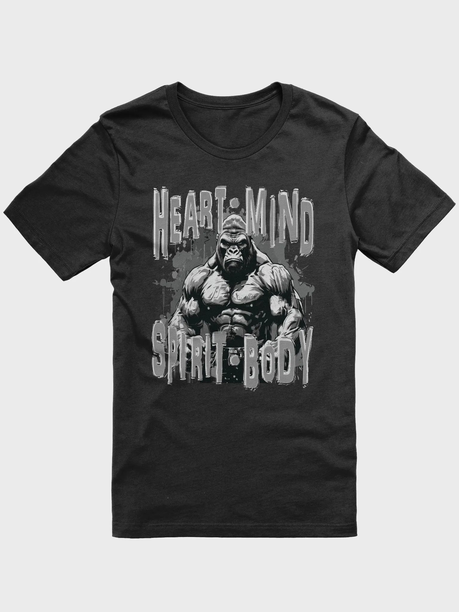 Takes Heart Mind Spirit Body Fitness Workout Gym Trainer T-Shirt product image (3)