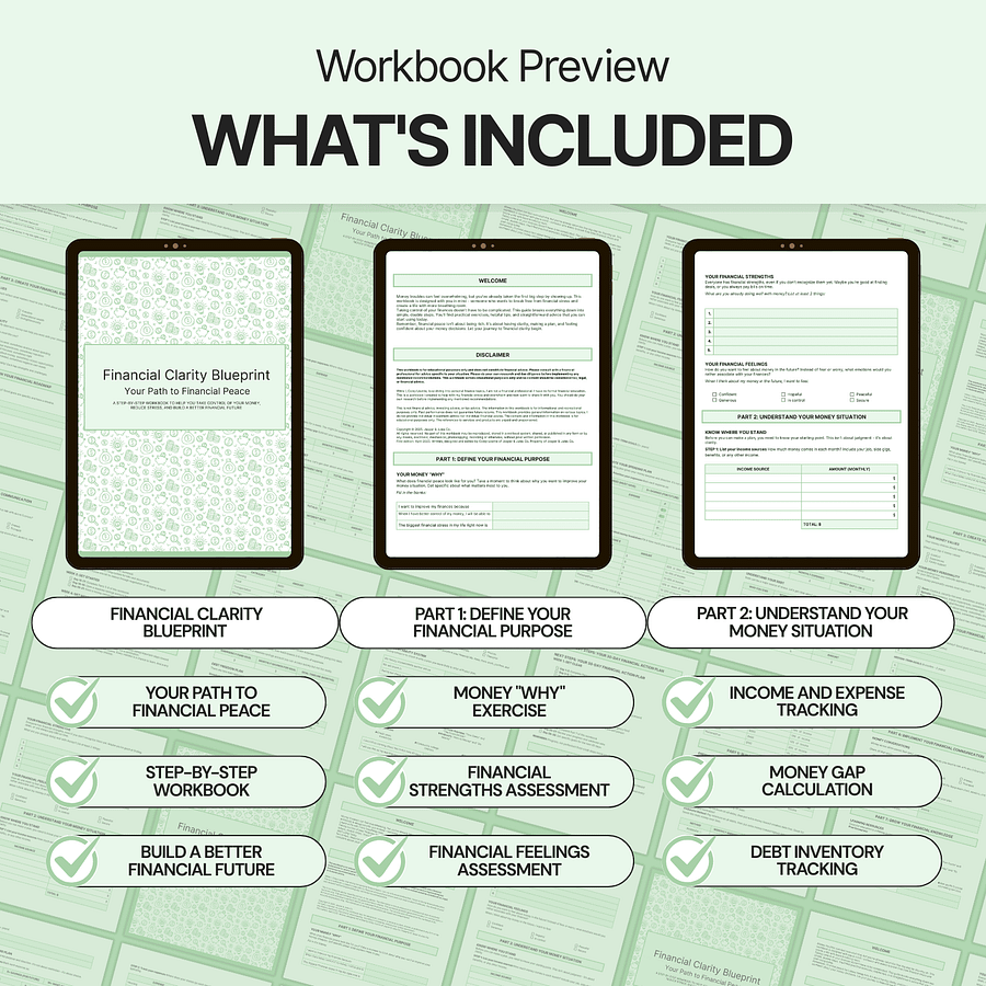 Financial Clarity Blueprint - Google Docs product image (4)