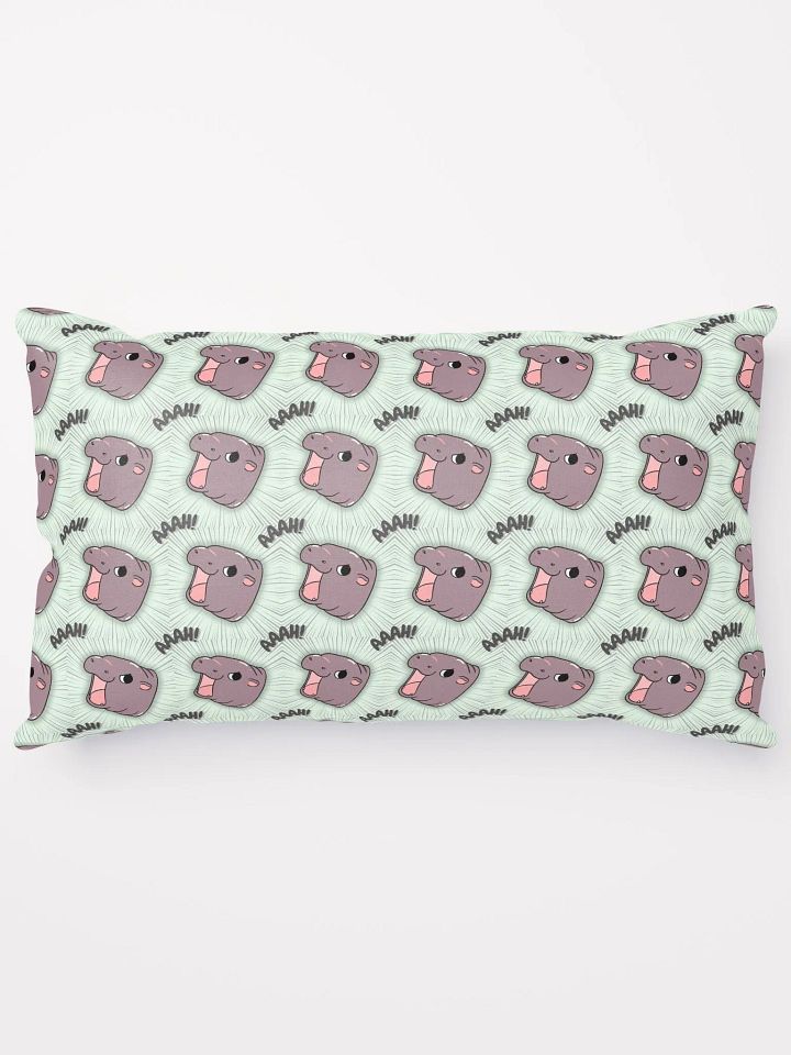 MOODENG'S LIGHT GREEN AAAH! PILLOW! product image (1)