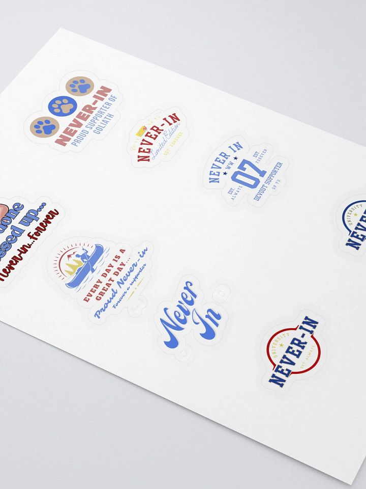 SP TV, Never-in stickers product image (2)