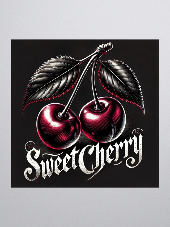 Vintage Sweet Cherry Kiss Cut Stickers product image (1)