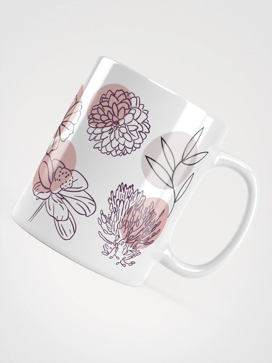 Mug Blanc - Rêverie Florale- Cadeau Floral Stylisé product image (4)